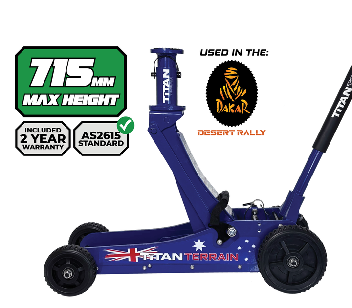 3 TONNE RUGGED FLOOR JACK - AUSSIE FLAG EDITION