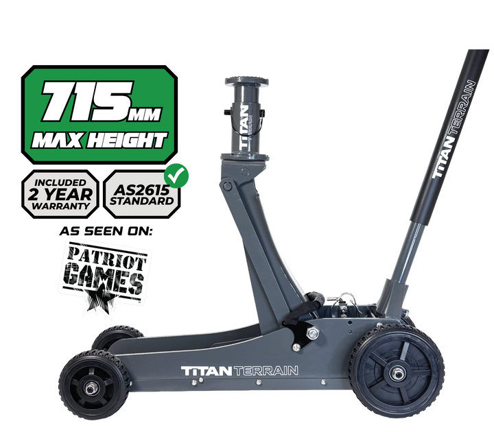 3 TONNE RUGGED FLOOR JACK - GRAPHITE GREY EDITION