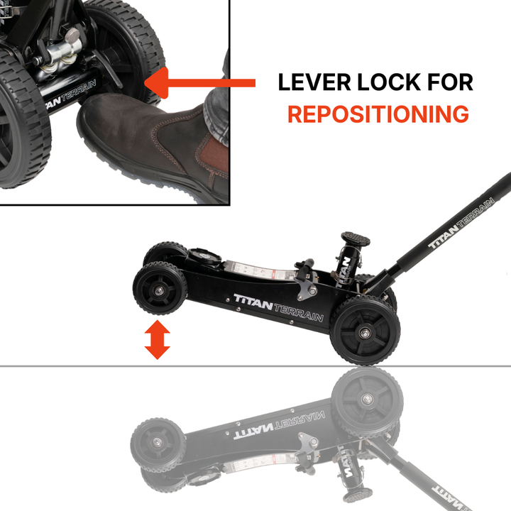 Titan Terrain 3T Ultimate Jack Pack - Includes 3000KG Jack, 2x Jack Stand Pairs, Bracket, Coverbag, Extension Upgrades & Cover Bag