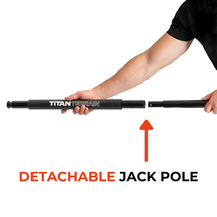 3 TONNE RUGGED FLOOR JACK - HI LIFT HYDRAULIC TROLLEY JACK - BLACK