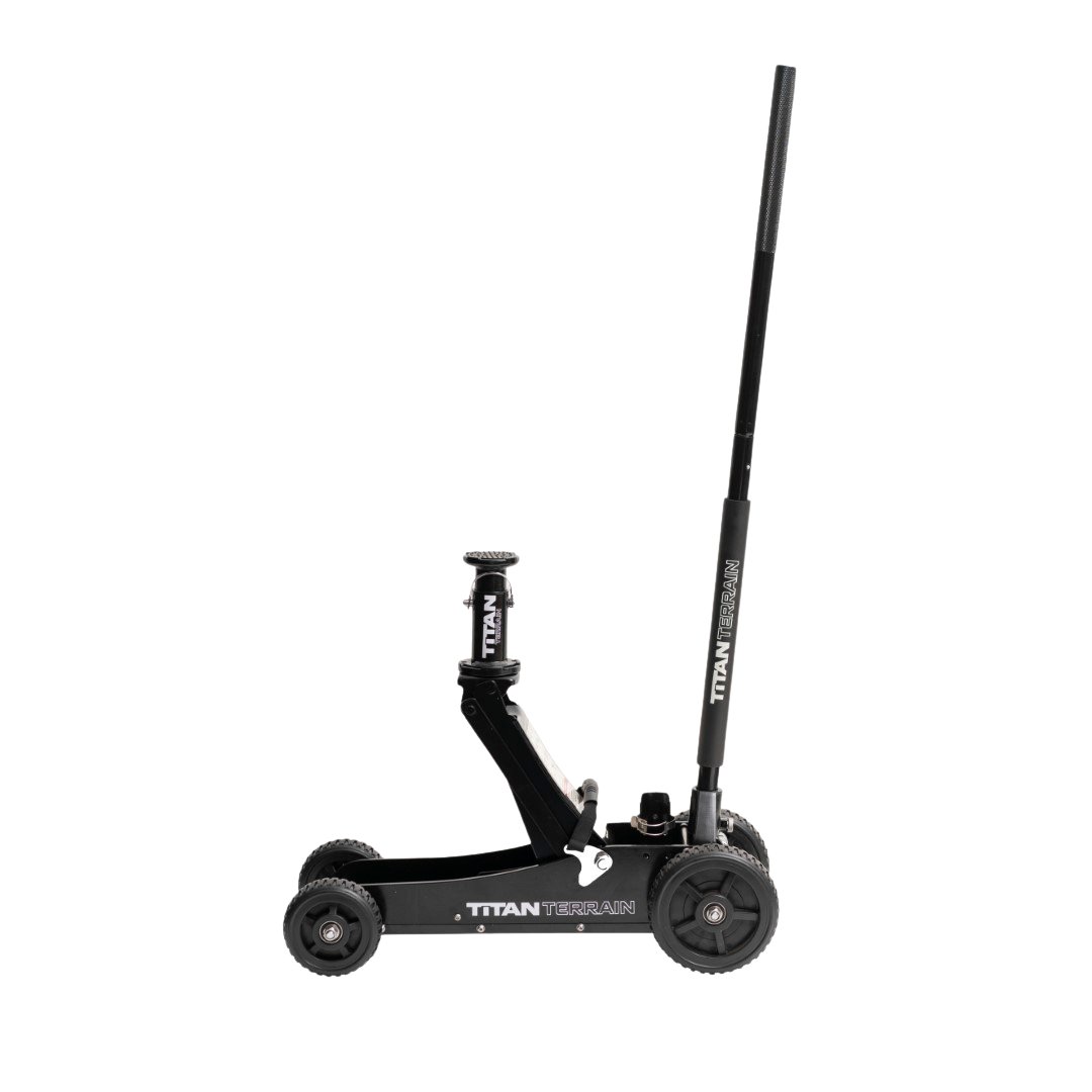Titan Terrain 2T Extra Height Jack Pack - Includes 2000KG Jack, Extension Upgrades &amp; Lifetime Warranty