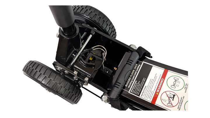 2 TONNE RUGGED FLOOR JACK - HI LIFT HYDRAULIC TROLLEY JACK