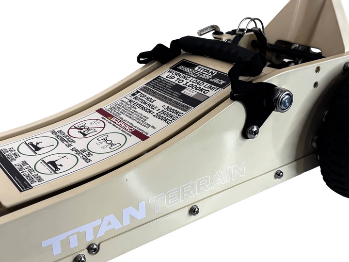 3 TONNE RUGGED FLOOR JACK - LIGHT SANDY TAUPE EDITION