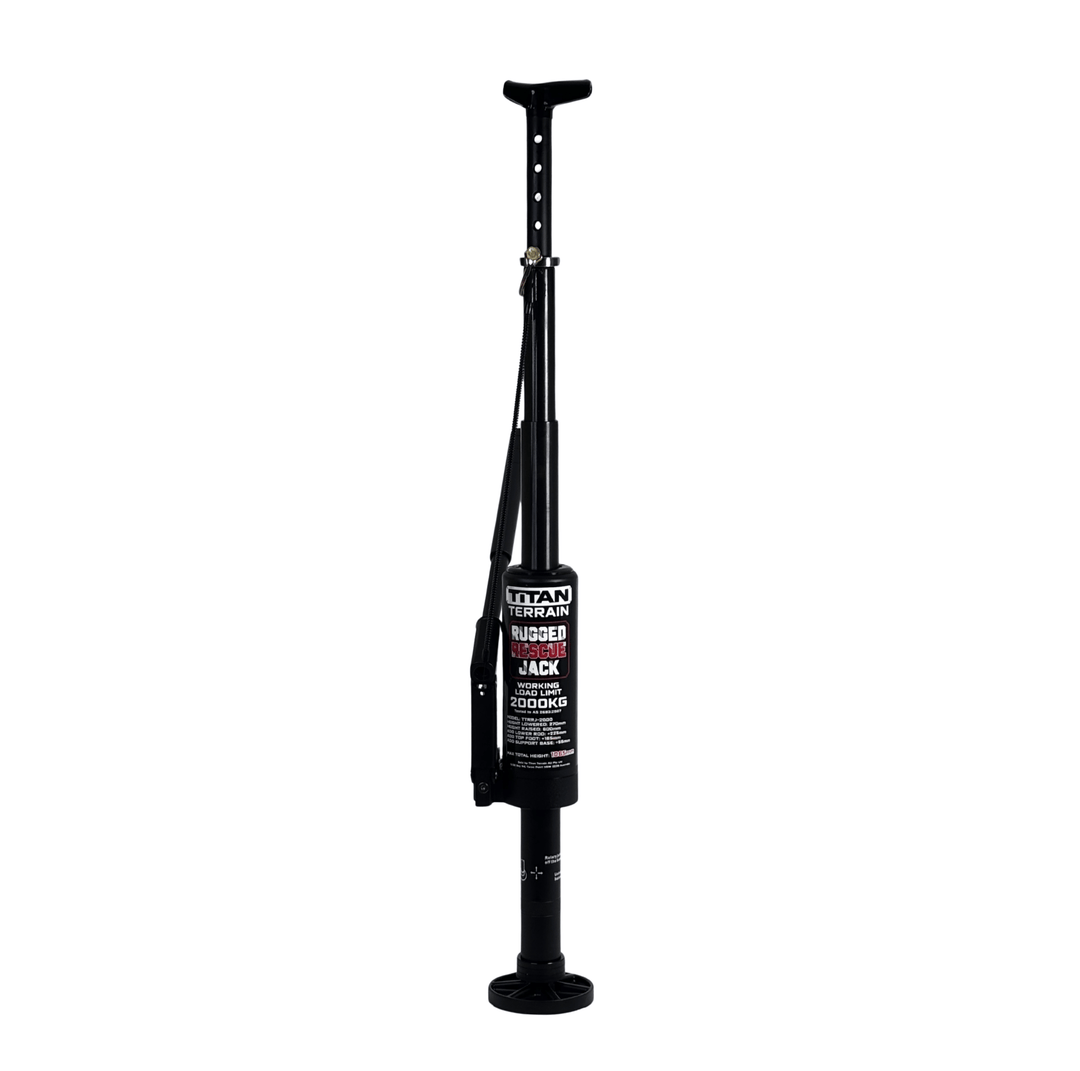 RUGGED RESCUE JACK - 2000KG - 1065mm Hydraulic Bottle Recovery Jack - Titan Terrain
