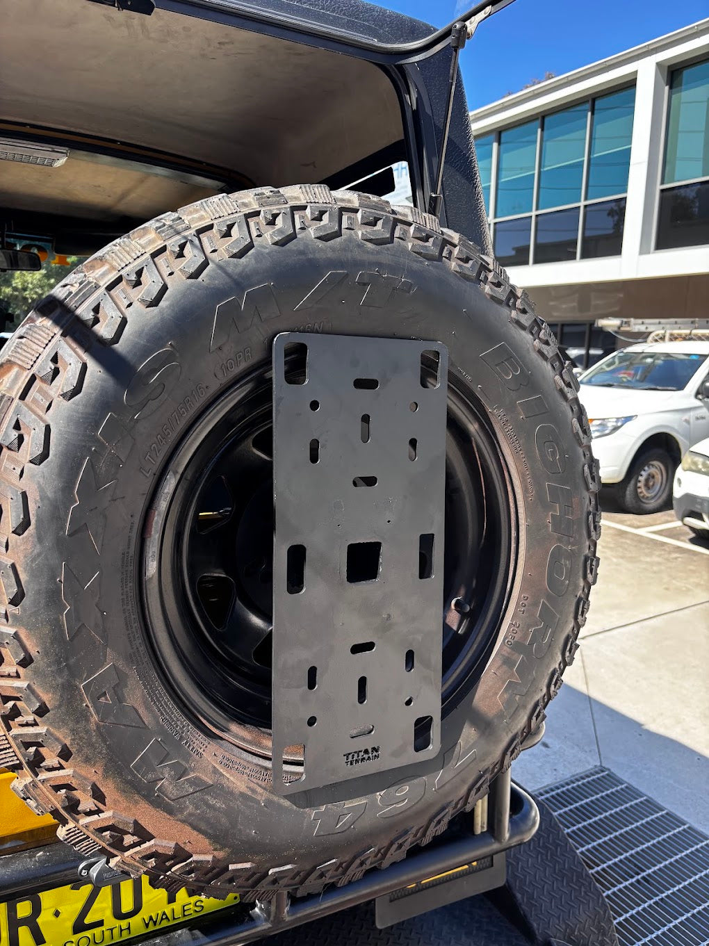 RFJ Spare Tire Mounting Bracket - Universal Gear Carrier
