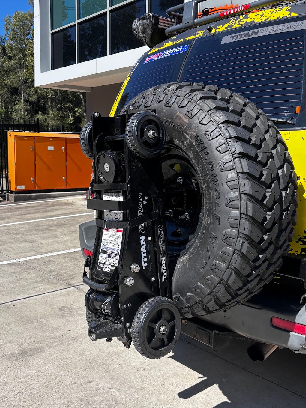 RFJ Spare Tire Mounting Bracket - Universal Gear Carrier