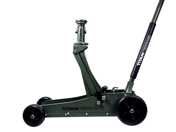 3 TONNE RUGGED FLOOR JACK - ARMY GREEN EDITION