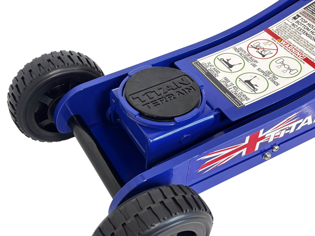 Titan Terrain 3 tonne rugged floor jack Aussie flag edition