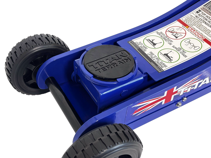 Titan Terrain 3 tonne rugged floor jack Aussie flag edition