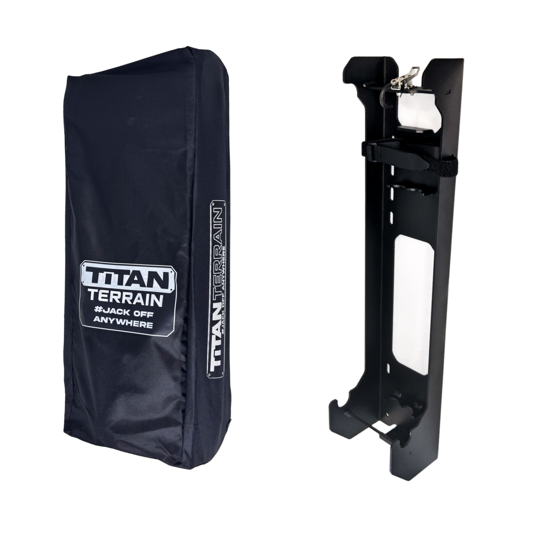 Titan Terrain mounting bracket and cover bag