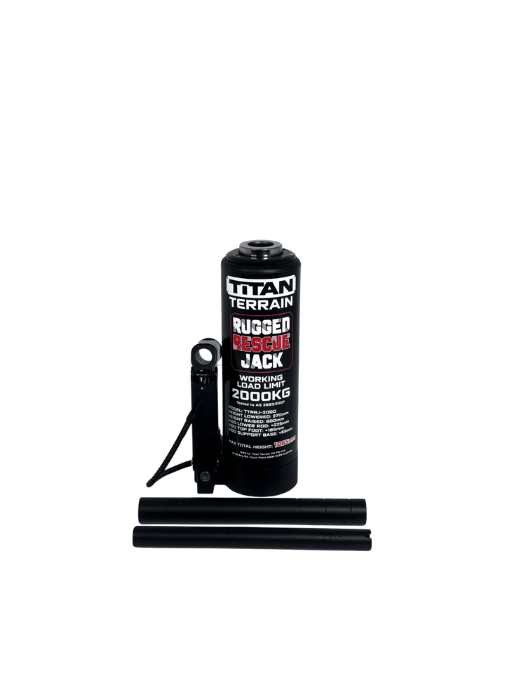 Titan Terrain Rugged Rescue Jack 2000kg hydraulic recovery jack