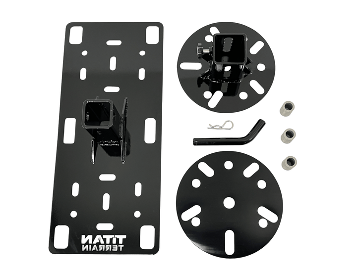 Titan Terrain spare tyre mounting bracket for rugged floor jack