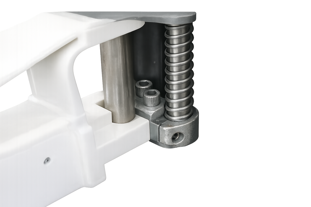 TTN Industrial 4.5 tonne 2-post car hoist with dual electric lock release